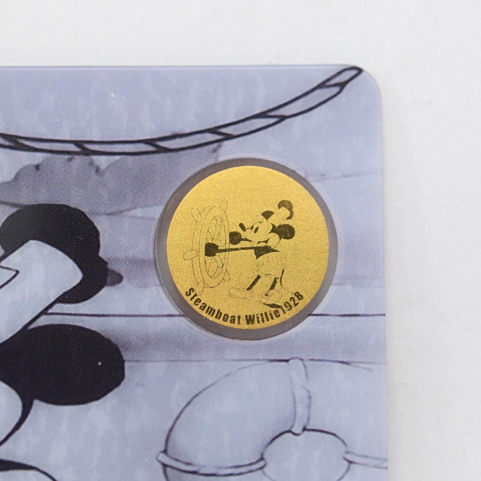 2026 Steamboat Willie 1928 Mickey Mouse 1/2000-oz .9999 Gold in Card Cert #1064
