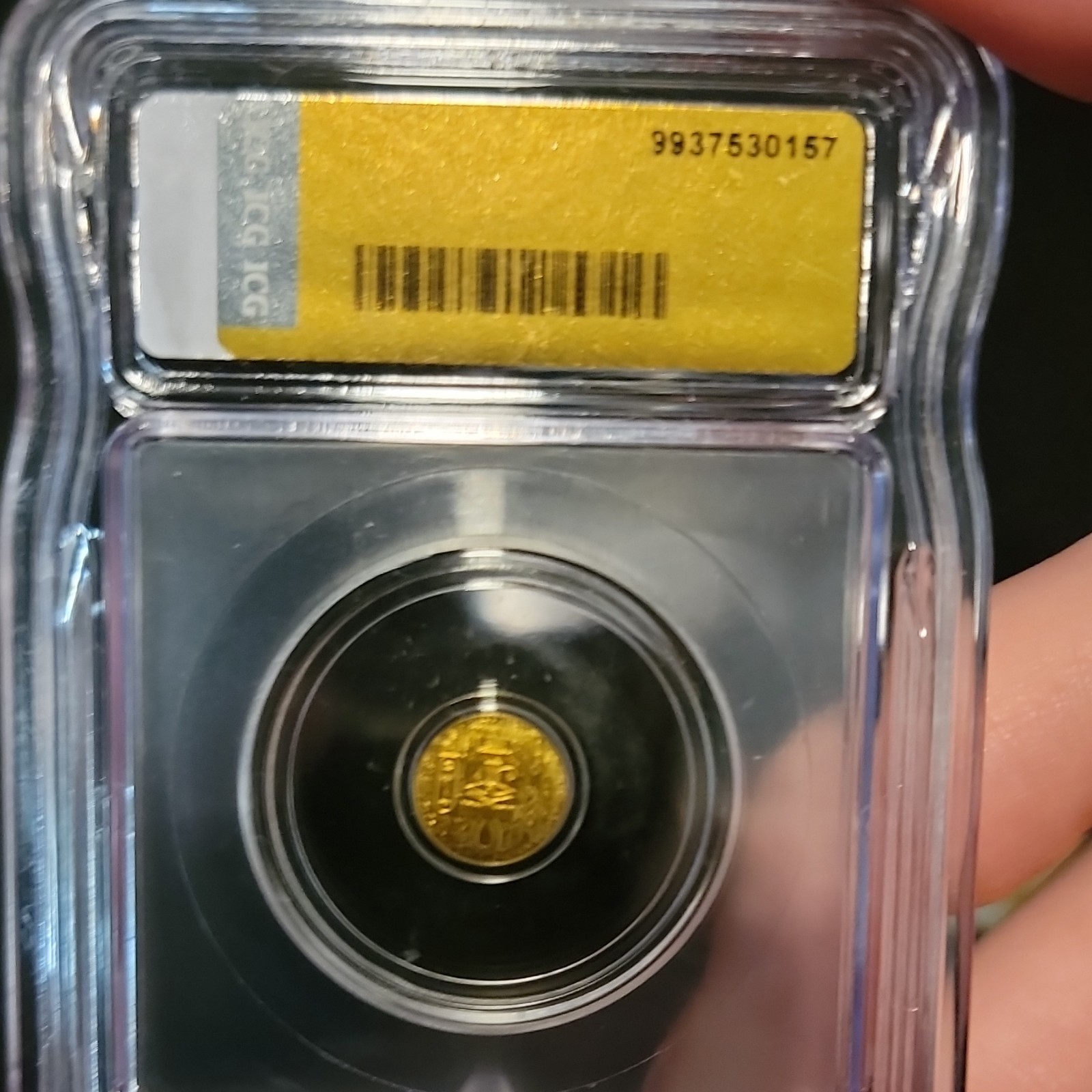 ICG Graded Egyptian King Tut 1/200th Oz Gold Round Graded Lot of 3