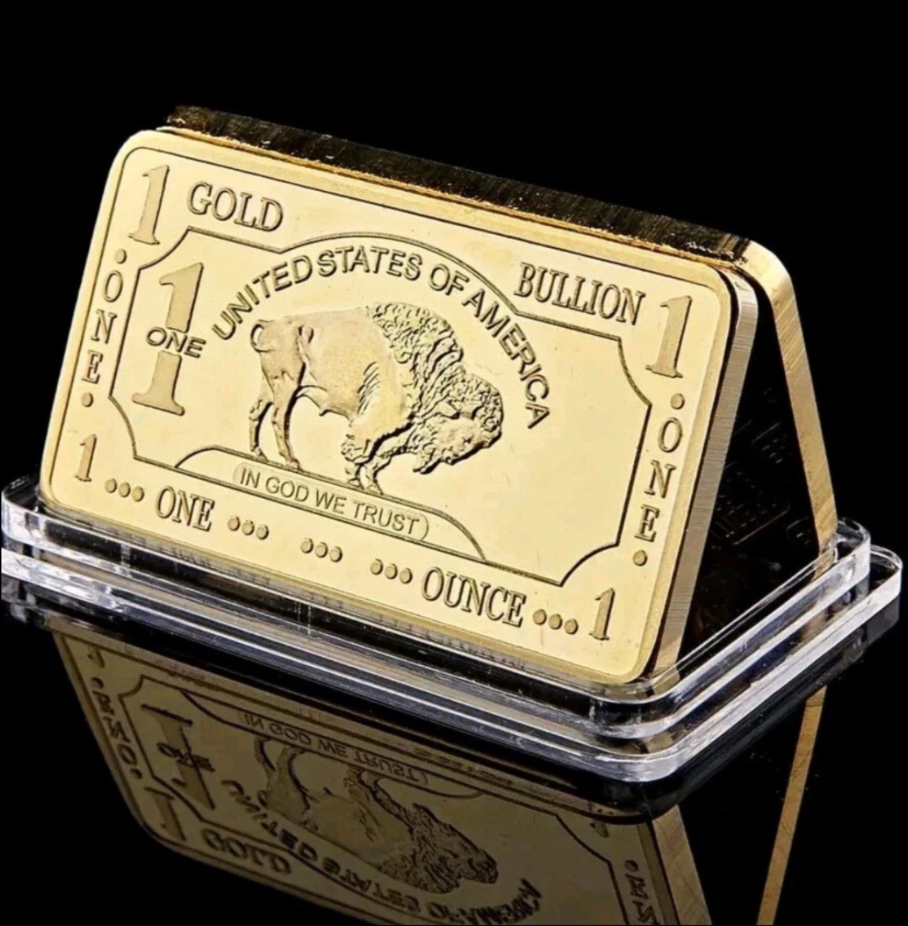 (6) 1 OZ – Gold Buffalo Bullion Bar .999 Fine 24k GOLD BARS