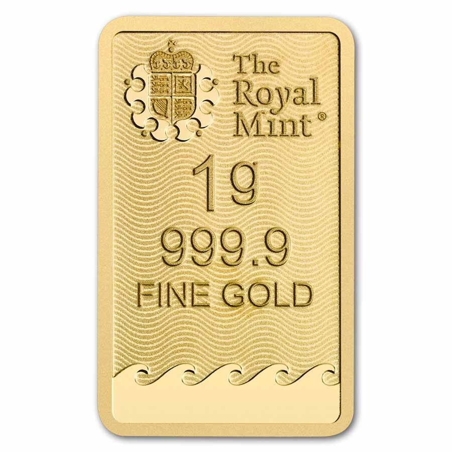 1 gram Gold Bar – The Royal Mint Britannia (New Assay)