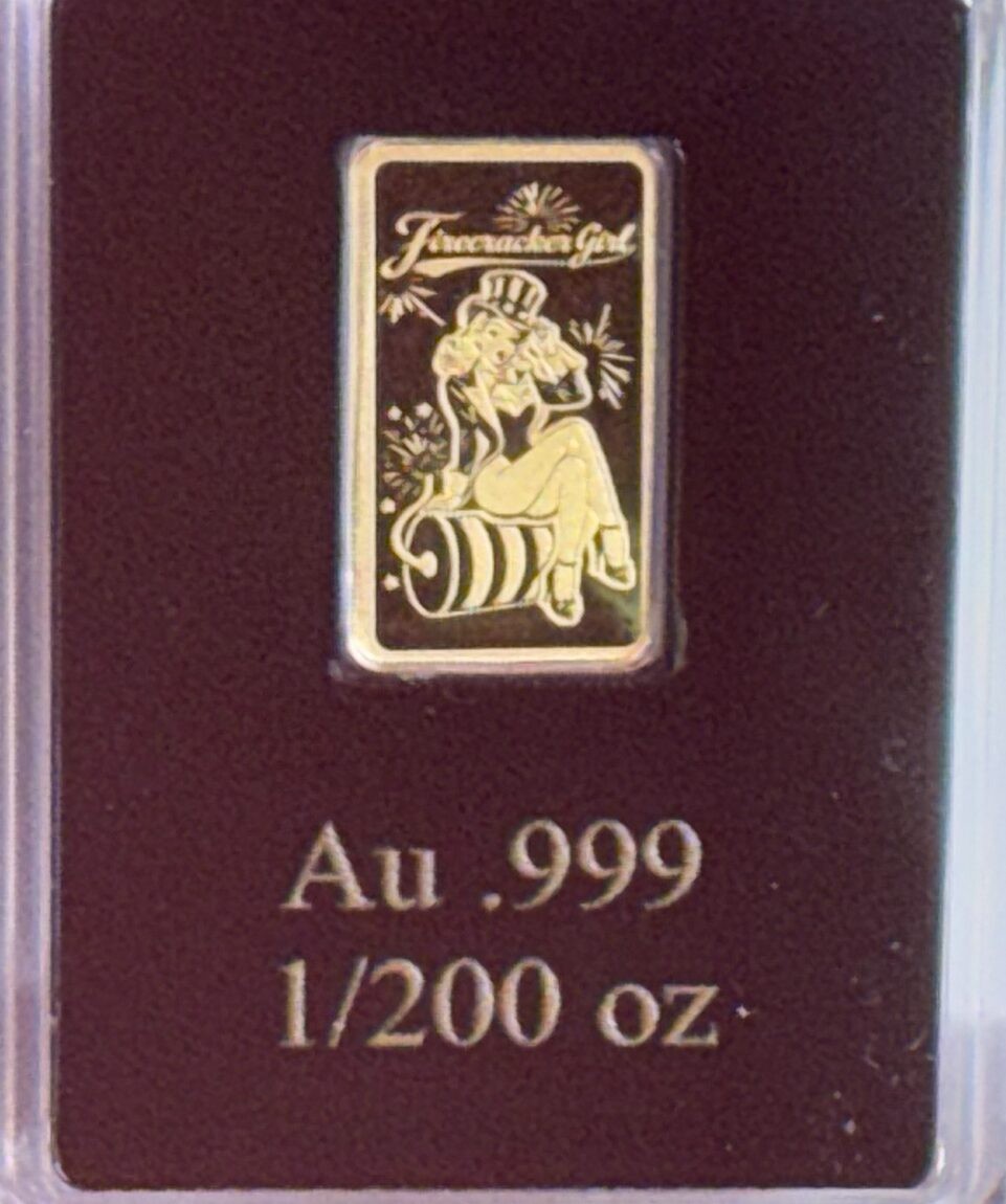 2026 Liberia Firecracker Girl 1/200 oz Gold Coin mintage 999