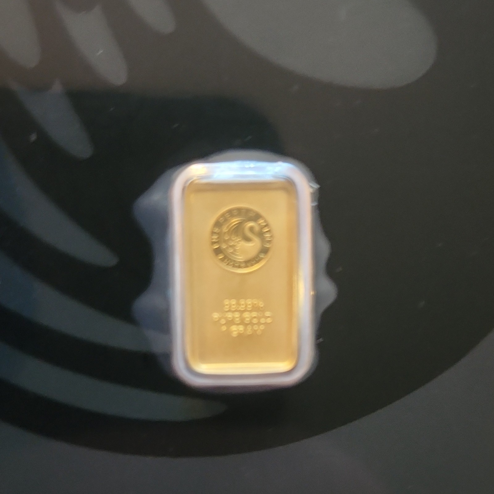 The Perth Mint 1g Gold Bar in Tamper-Evident Assay Card 1g Gold Content