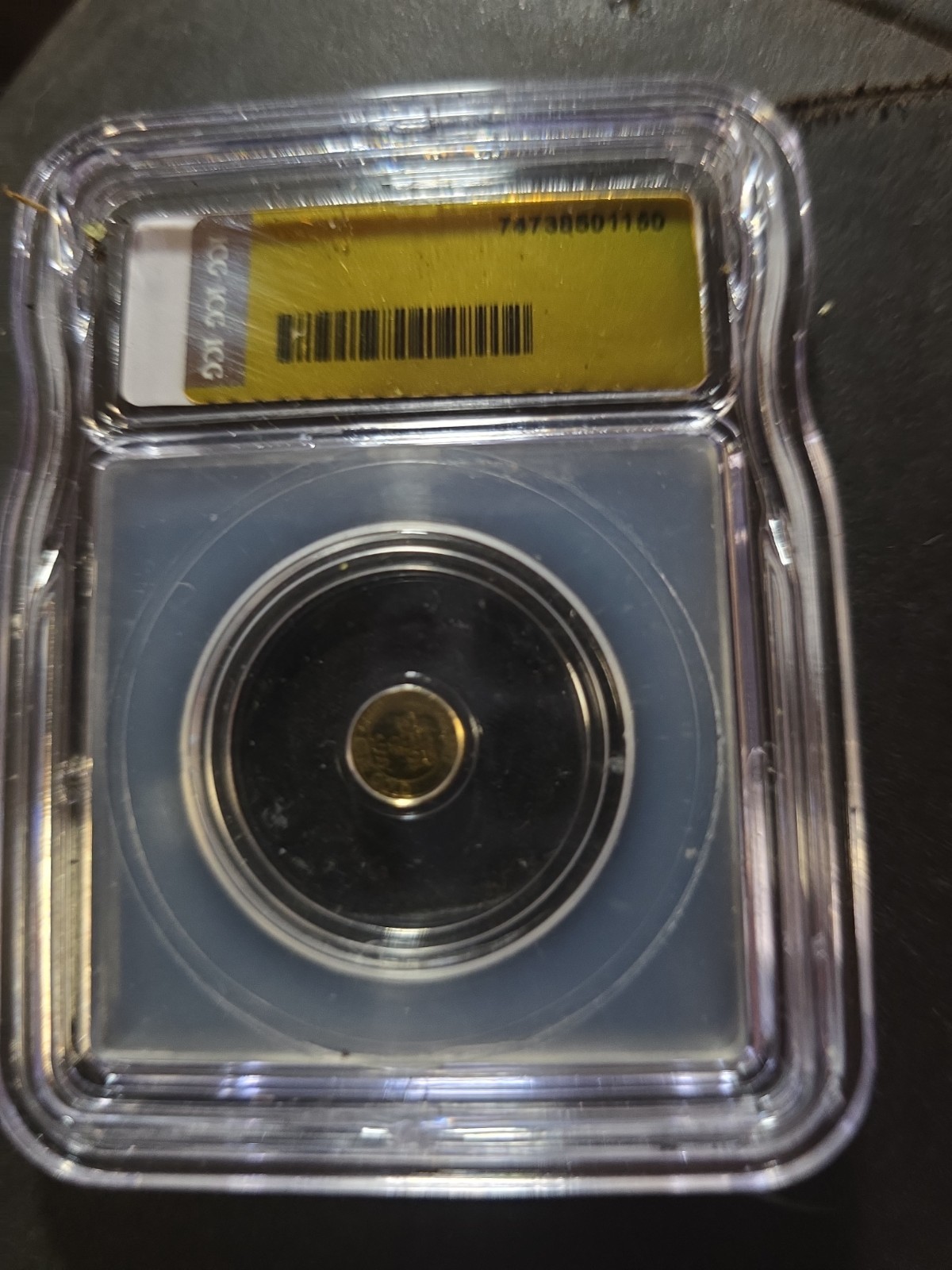 ICG MS70 Gold Cowboy Round 1/500th oz Gold