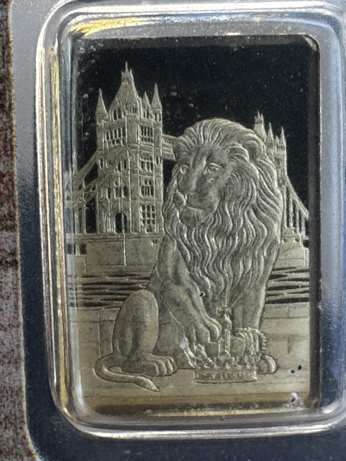 PAMP London Lion 0.5g Gold Bar .9999 Gold Limited 3000 CertiPAMP Sealed