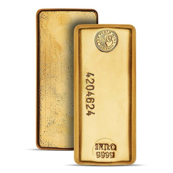 Perth Gold Bar – 1 Kilo (32.151 troy oz), .9999 Pure- AVAILABLE to ship !