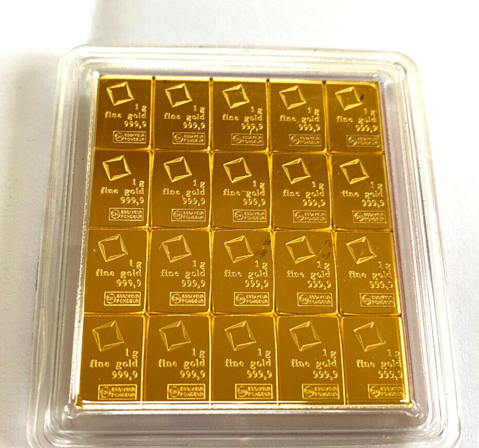 1 gm mixed mints loose combi gold bar # bar x 1 bar only