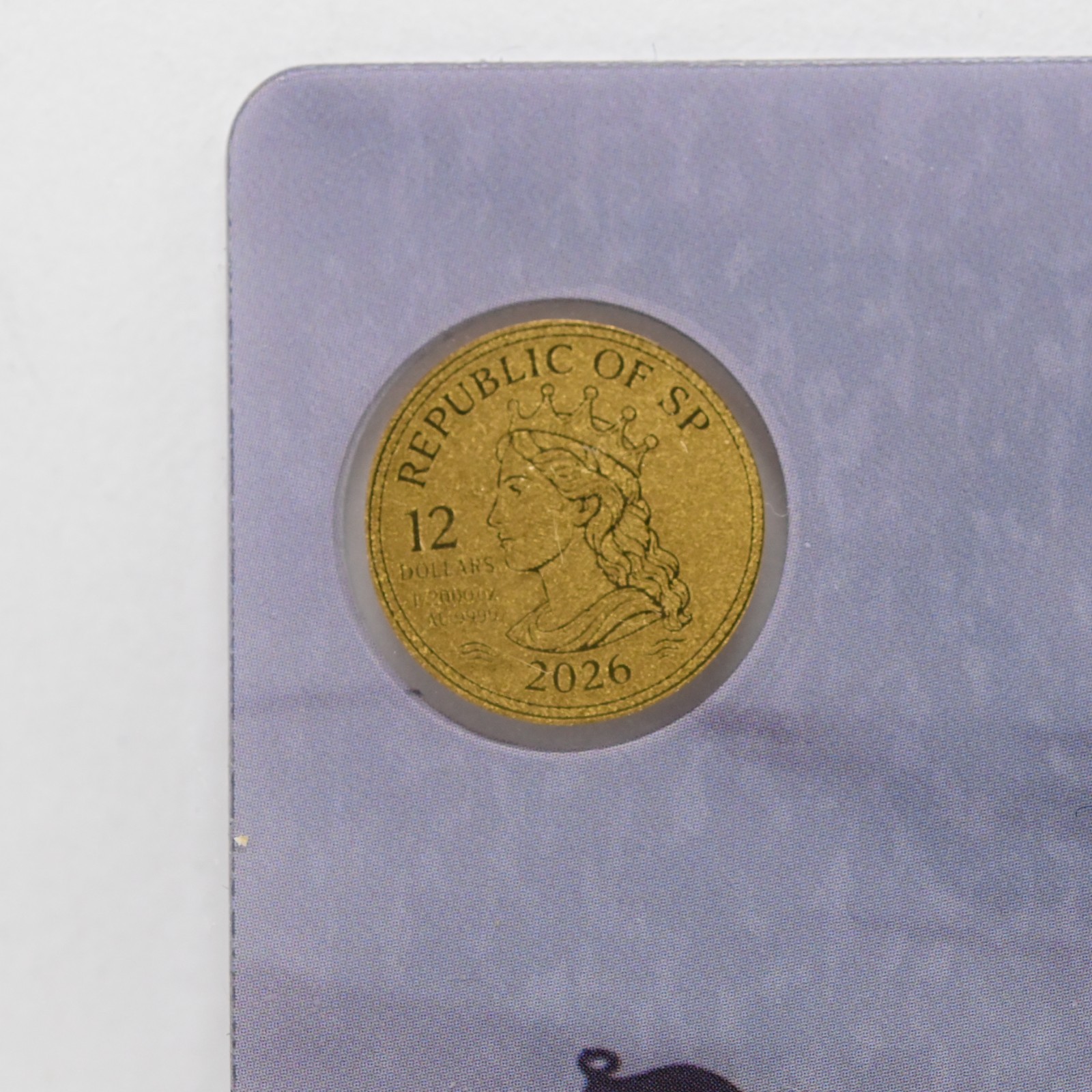 2026 Steamboat Willie 1928 Mickey Mouse 1/2000-oz .9999 Gold in Card Cert #1064