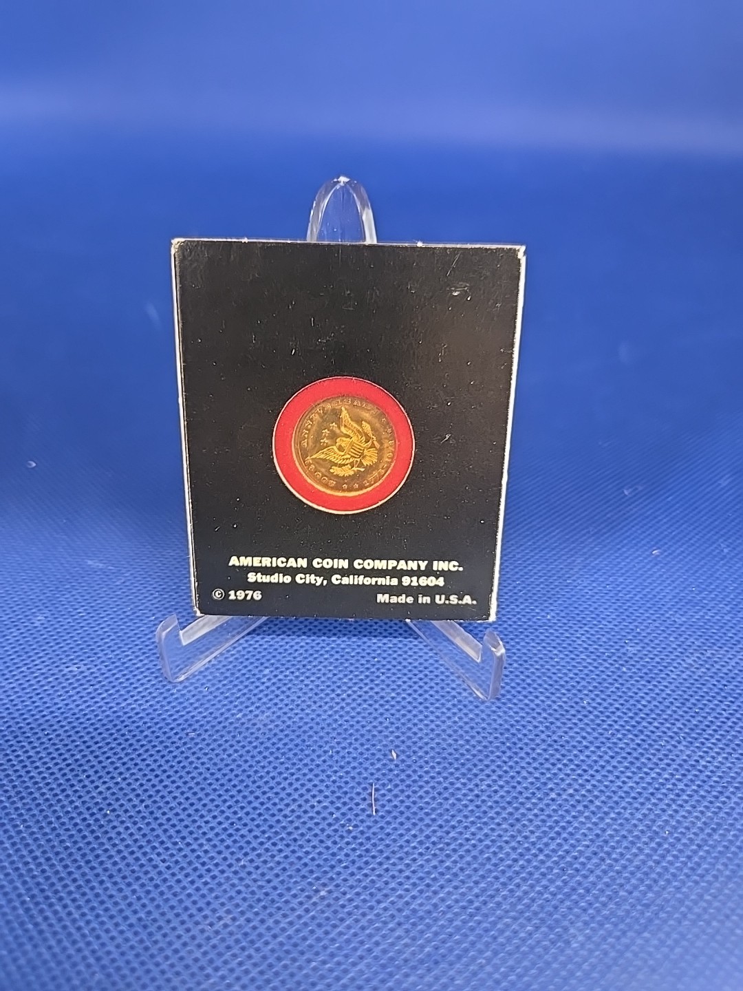 1976 America’s Bicentennial Gold Medal 1.6g 10kt – Statue Of Liberty