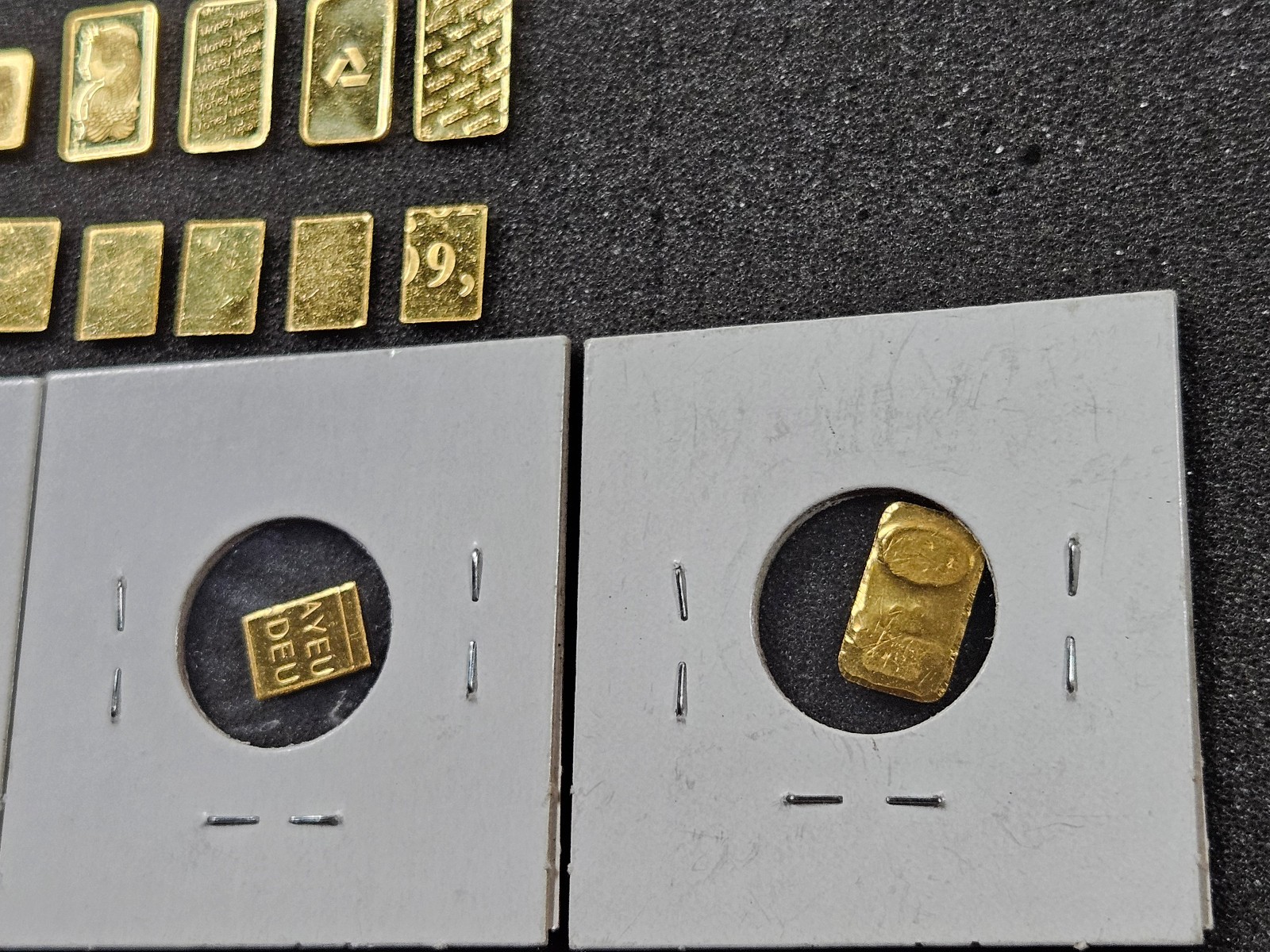 🌟(14) 1 gram Valcambi Pamp IGR et al Suisse Gold Bars 999.9 Gold, 14 g Total
