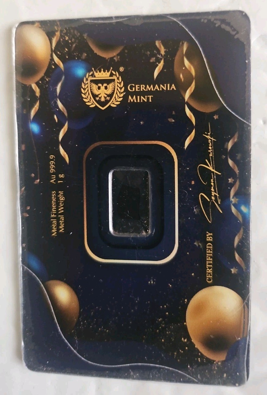 Happy Birthday – Germania Mint 1g Gold Bar