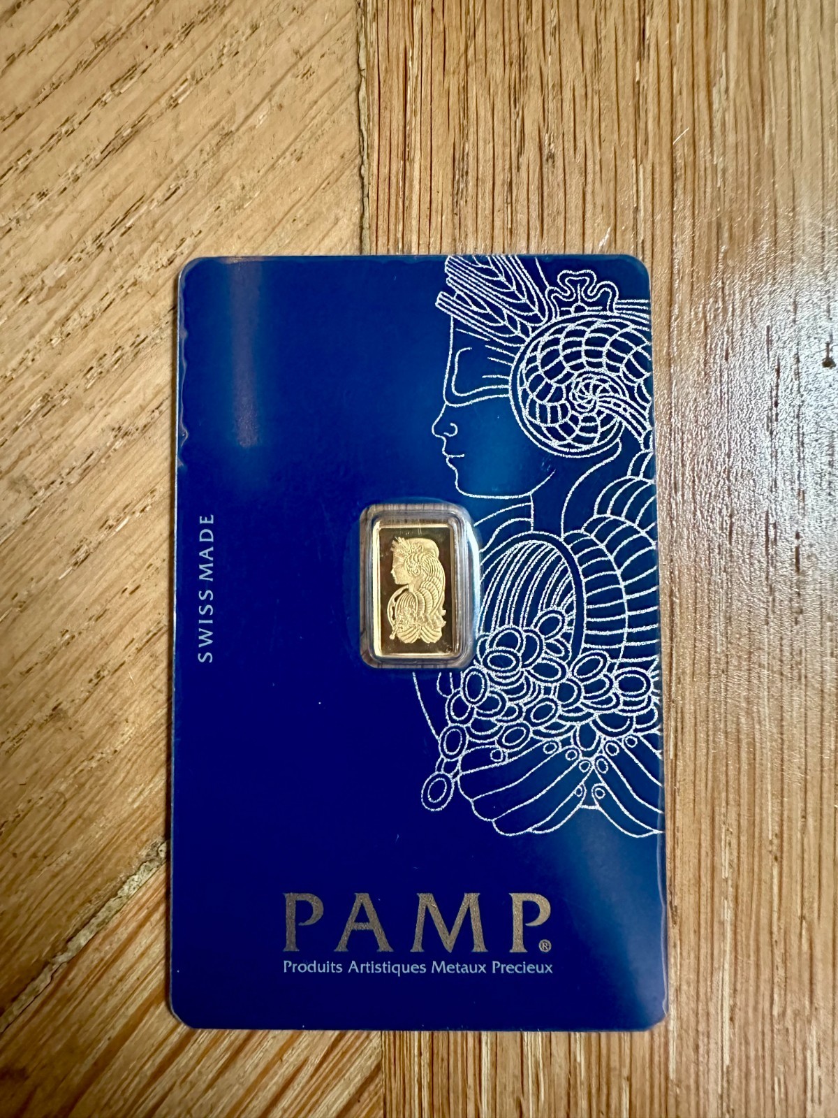 PAMP Suisse Fortuna 1 gram .9999 Gold Bar – Sealed Assay Card
