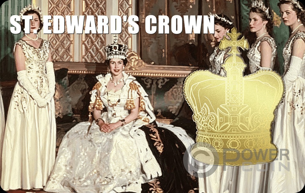 ST. EDWARD’S CROWN Shaped 1/500 Oz Gold Medal 2026