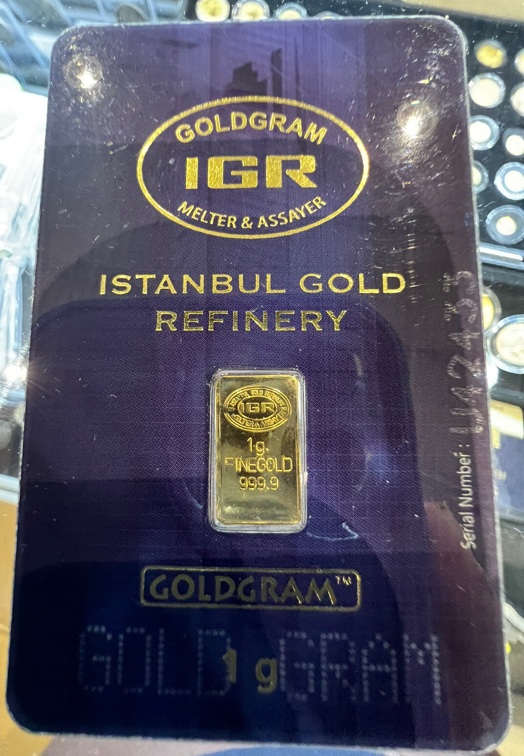 1 gram Random Brand Gold Bar .999+ Fine (In OGP or Flip) *Random Brand*