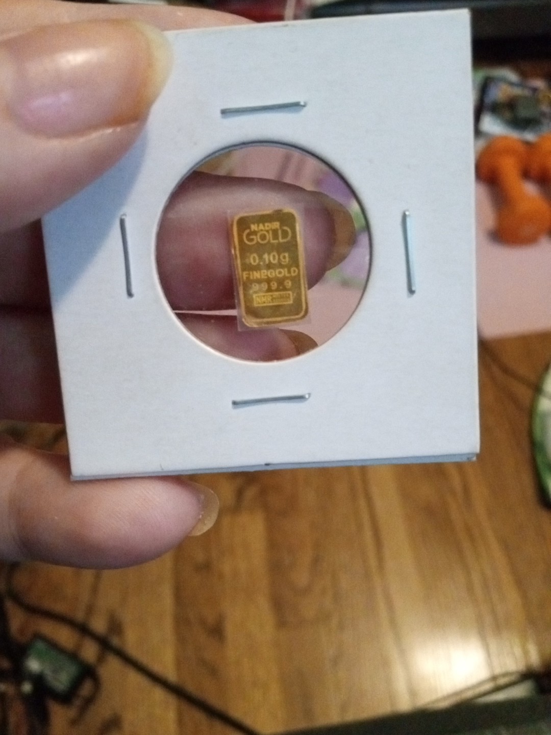 Karatbar 0.10g .9999 Fine 24k Gold Bar Karatpay 1/10g Bullion LEE WHITFIELD 6883