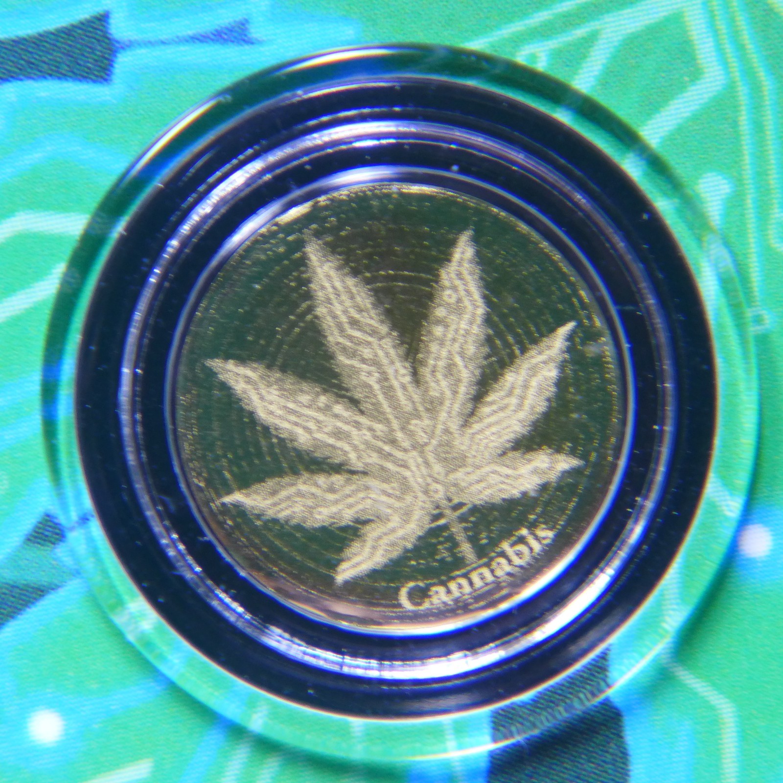 Lot of 6 – 1/1000th oz Gold Rounds Mix ~ Noah’s Arc, Magic Mushrooms, Cannabis..