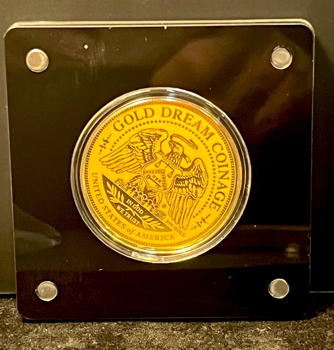 🧭 2021 🇺🇸 Saint Gaudens Gold Dream Coinage 1/200 OZ .9999 Pure 24k Gold💎COA