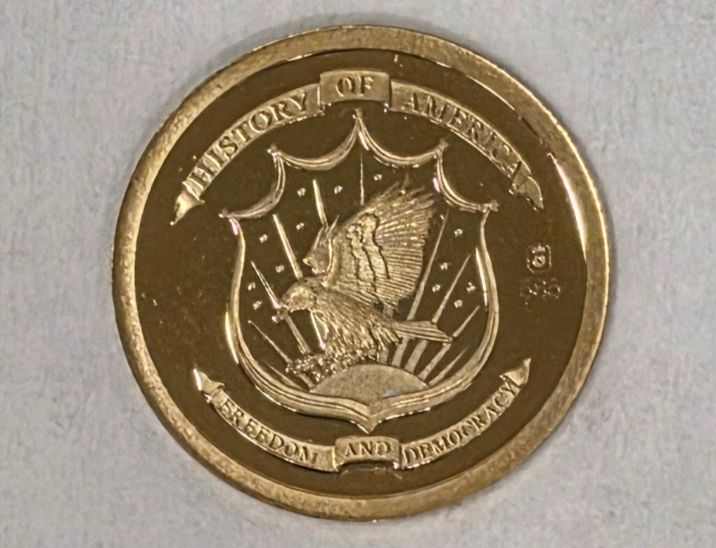 American Mint 1/2 Gram 14K Gold Coin History of America Articles Confederation
