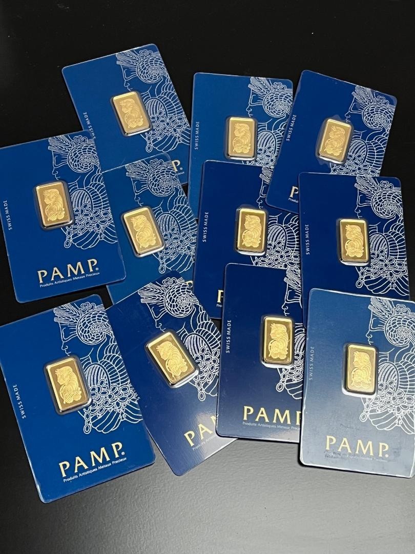 5 gram Gold Bar-PAMP Suisse Lady Fortuna (In Assay)