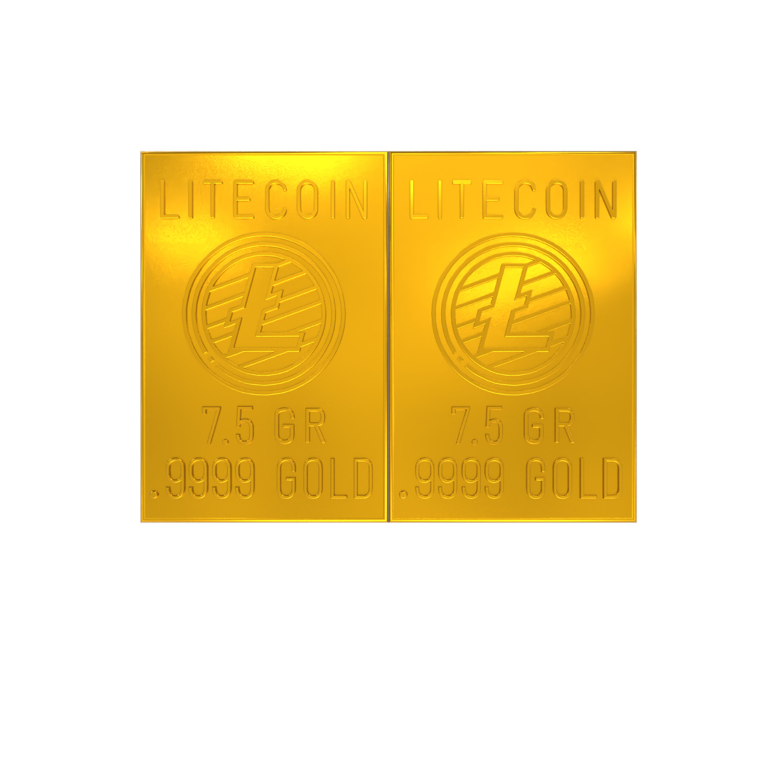 .9999 Litecoin Gold Snap Bar GR Bar Gold Bullion Precious Metal .9999 Gold