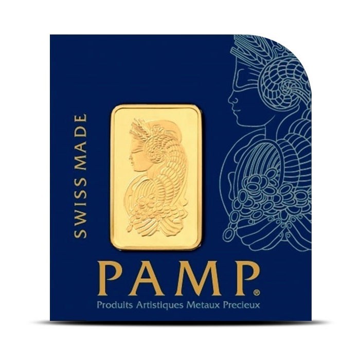 25 Gram Gold Divisible Bar New with Assay, 25×1 | PAMP Suisse