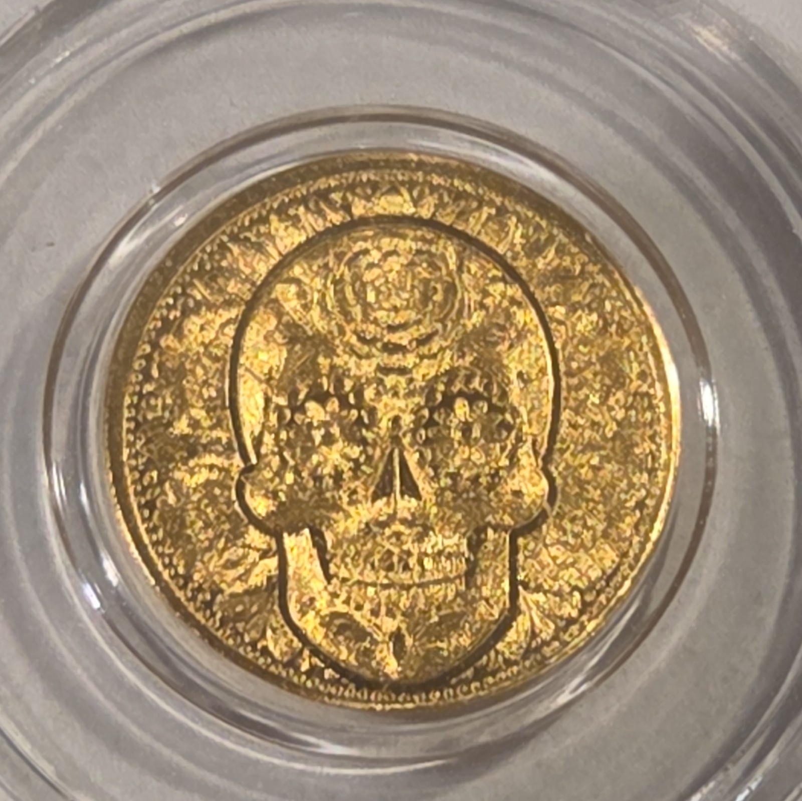 Special Edition 1/100th oz 9999 Gold Dia De Los Muertos Round