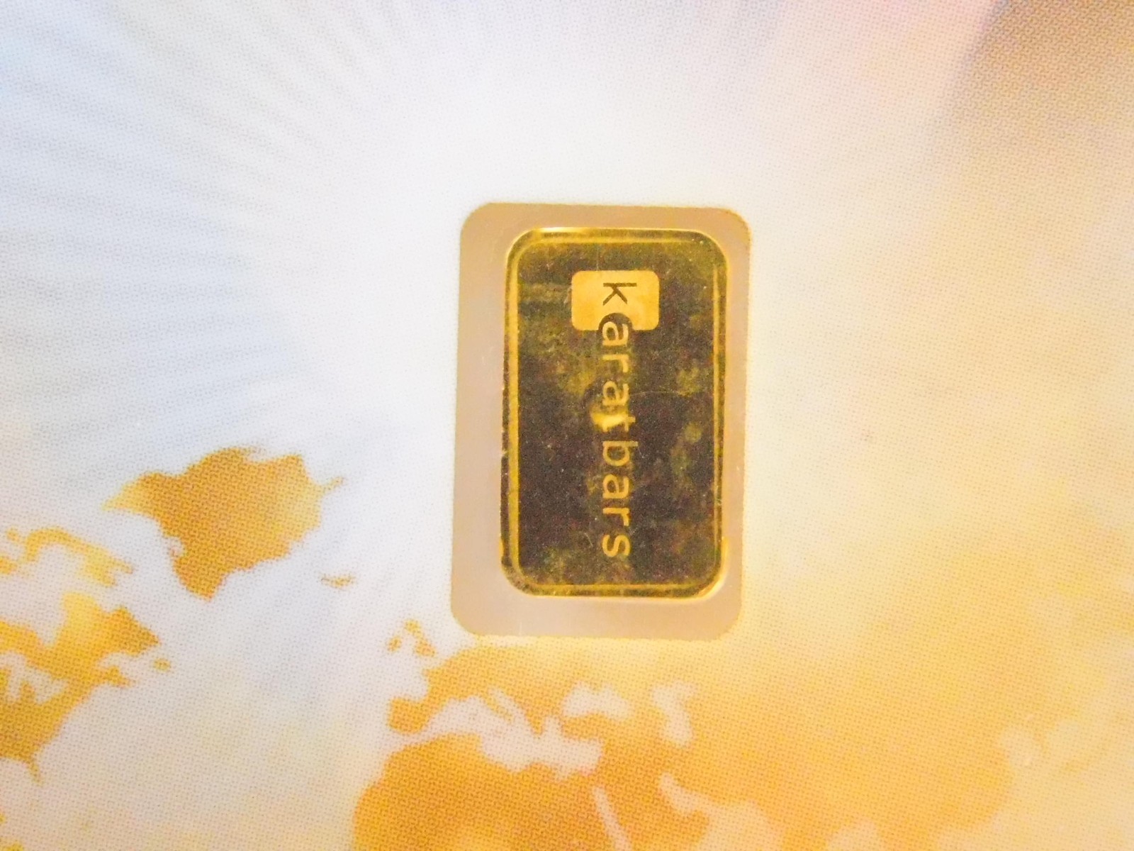KARATBARS Gold 0.1 Gram 999.9 Fine Gold 24K Cash KaratPay Nadir Bullion 1/10 g