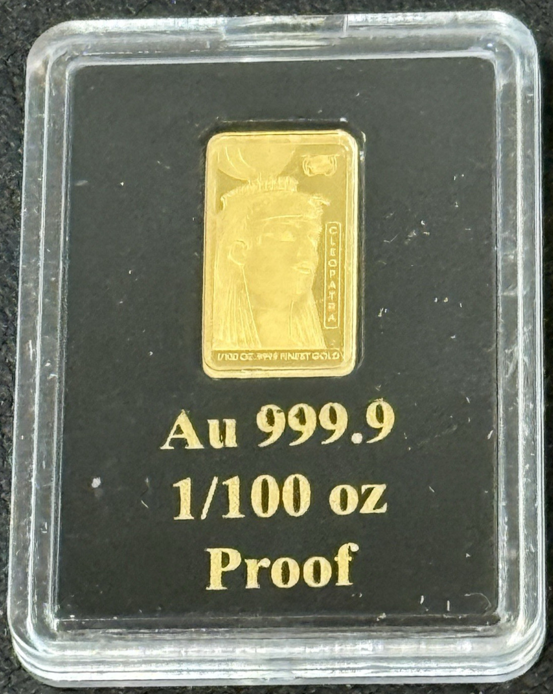 2026 1/100th Oz .9999 Fine Gold Solomon Islands Proof Cleopatra Egyptian Queen!!