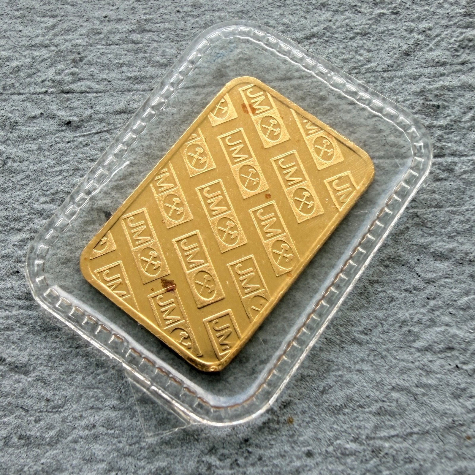 Johnson Matthey Sealed 2.5 Gram Gold Bar .9999 – B series