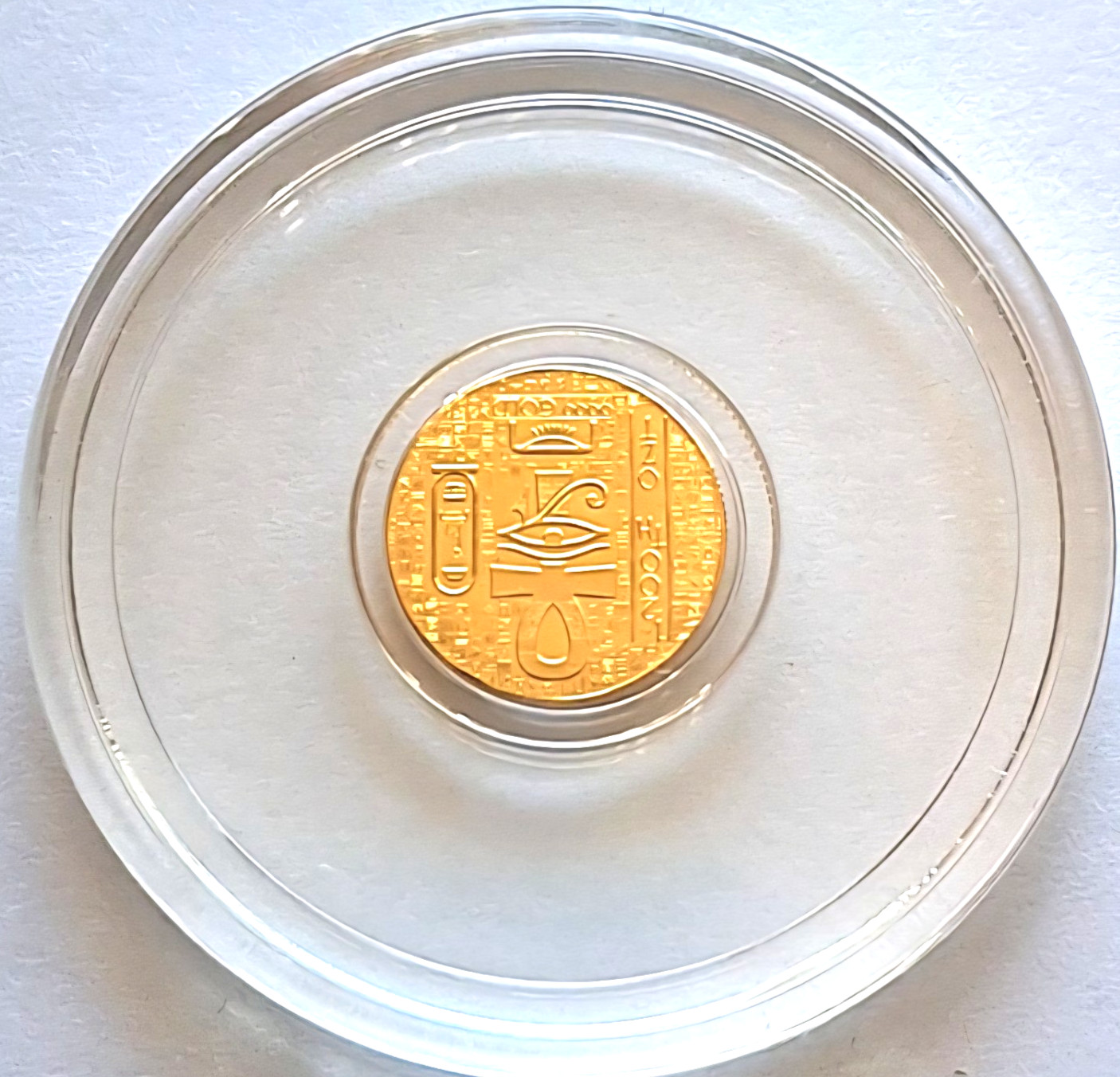 1/200 oz .9999 Pure Gold Egyptian Scarab Round 🪲 24K Fine Gold Bullion