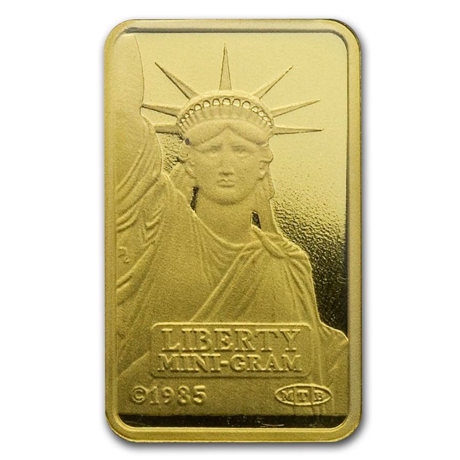 2 gram Gold Bar – Credit Suisse Statue of Liberty (New Assay) – SKU#221942