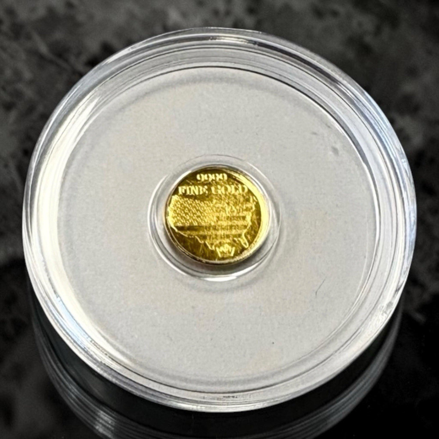 LOT 10 X 1/500 OZ MONARCH BALD EAGLE .9999 FINE GOLD ROUNDS IN SEALED CAPSULE BU