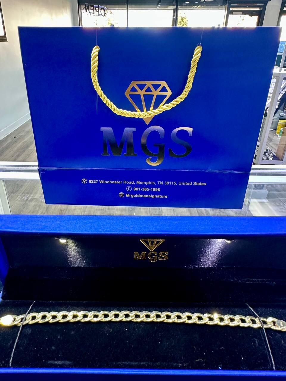 10K Gold Bracelet – 8″ Inches