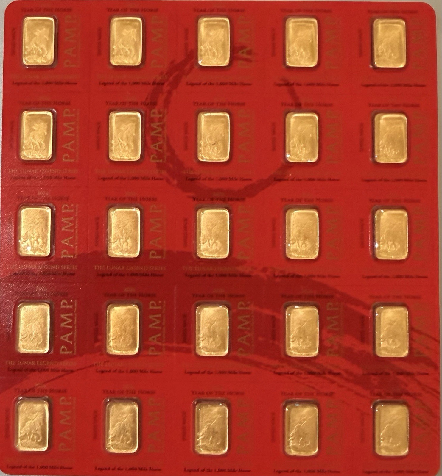 2026 Pamp Suisse Year of the Horse 1 Gram Gold Bar