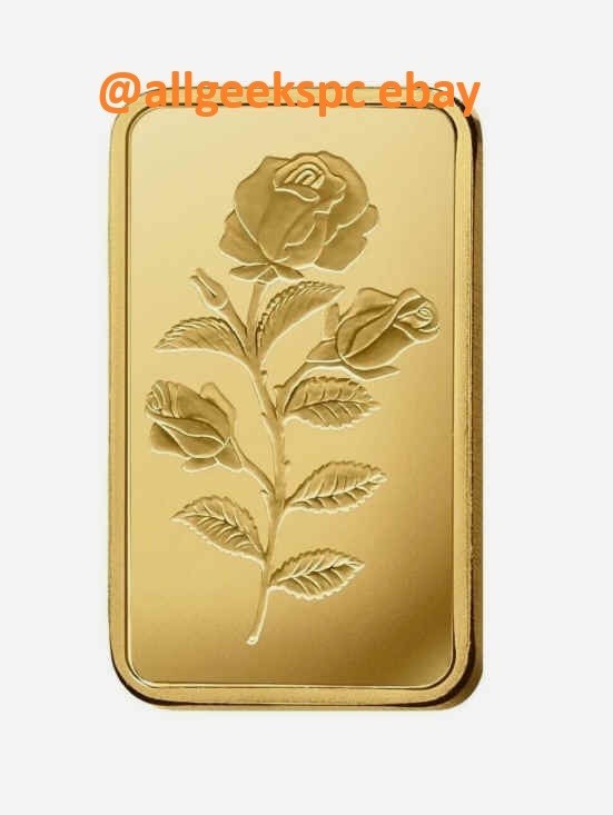 🔥1 GRAM PAMP SUISSE GOLD ROSE .999 FINE WITH ASSAY CARD COA CERTIFICATE🔥