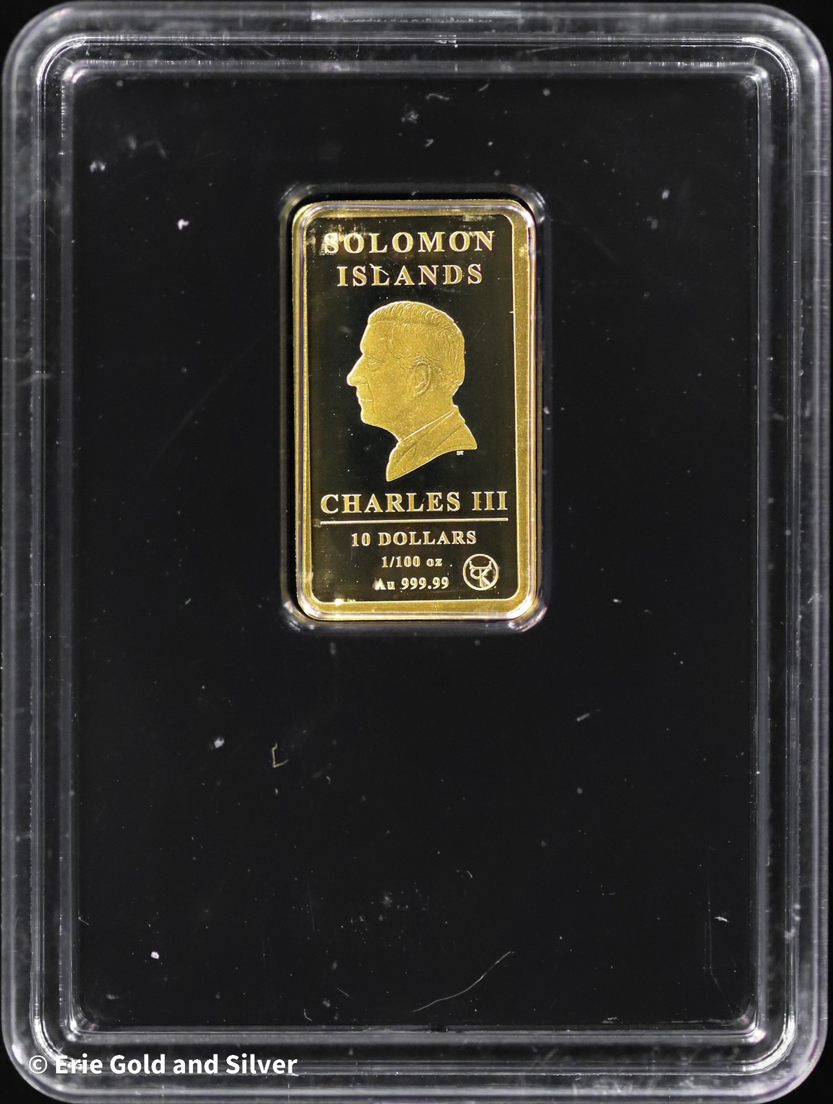Solomon Islands Libertad Proof 1/100th oz Gold Bar