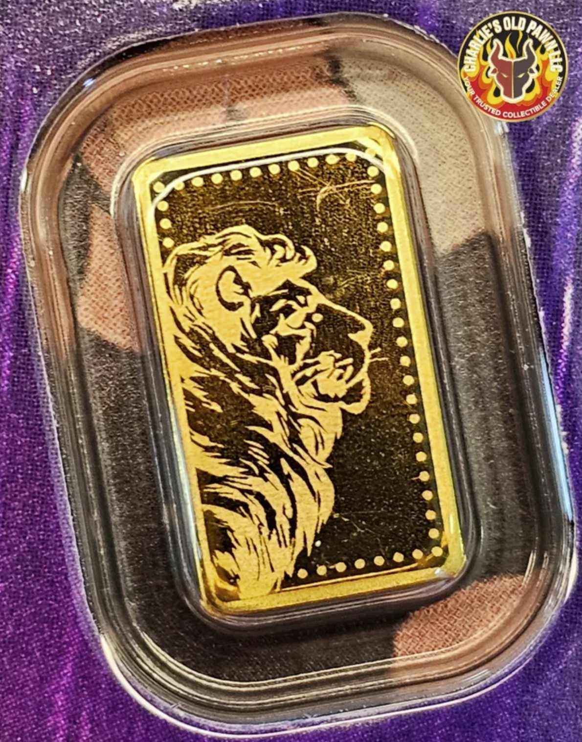 John Wick 1/2 gram .9999 Gold Bar in TEP