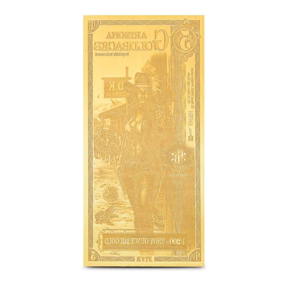 5 Arizona Goldback Gold Note (New)