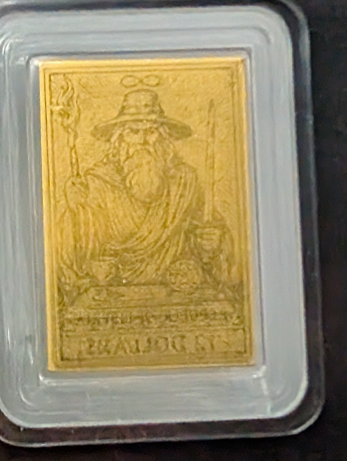 Republic of Liberia 2026 The Magician 1/1000 oz .9999 Fine Gold Bar W/ COA Card