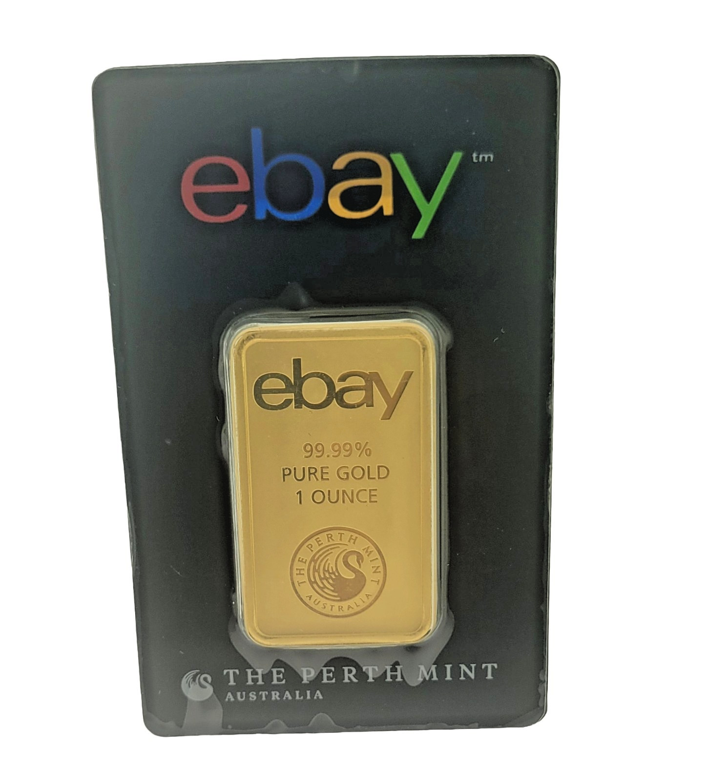 Ebay Gold Bar Perth Mint Australia 1 oz. 99.99% Assay Card Serial No. Authentic