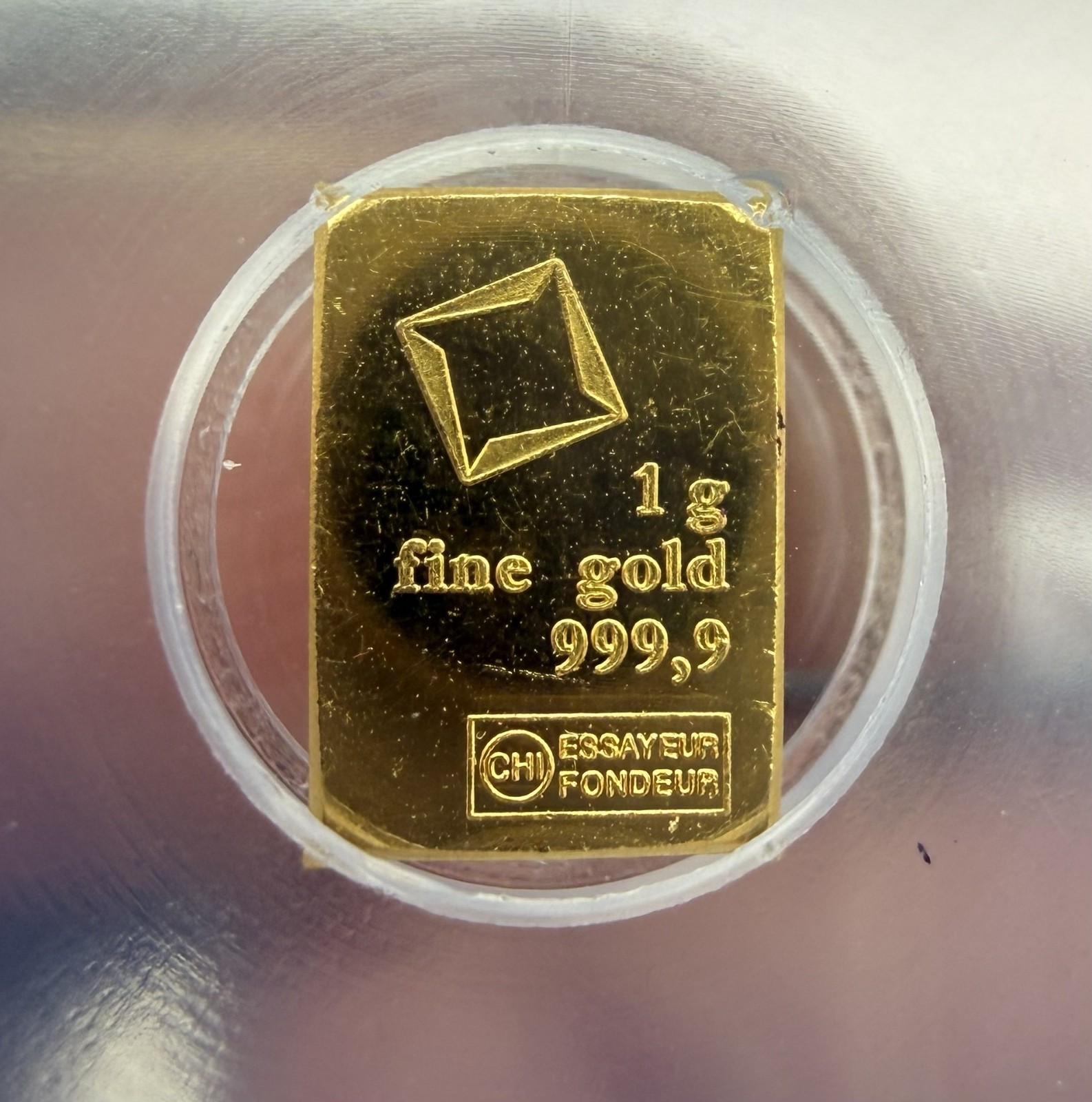 1 Gram Gold Bar ICG Verified Genuine .9999 Fine Gold Bullion Affordable Stacking
