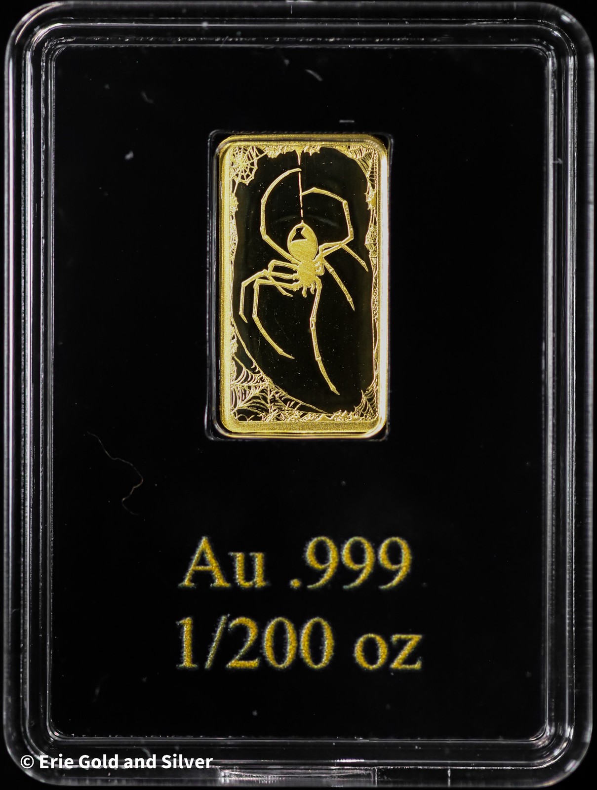 2026 Liberia Black Widow 1/200 oz Gold Bar