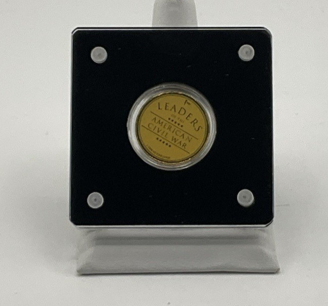 1/1000 OZ .999 GOLD AMERICAN MINT LEADERS OF THE CIVIL WAR