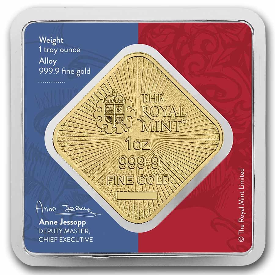 1 oz Gold Bar – The Royal Mint Britannia & Liberty
