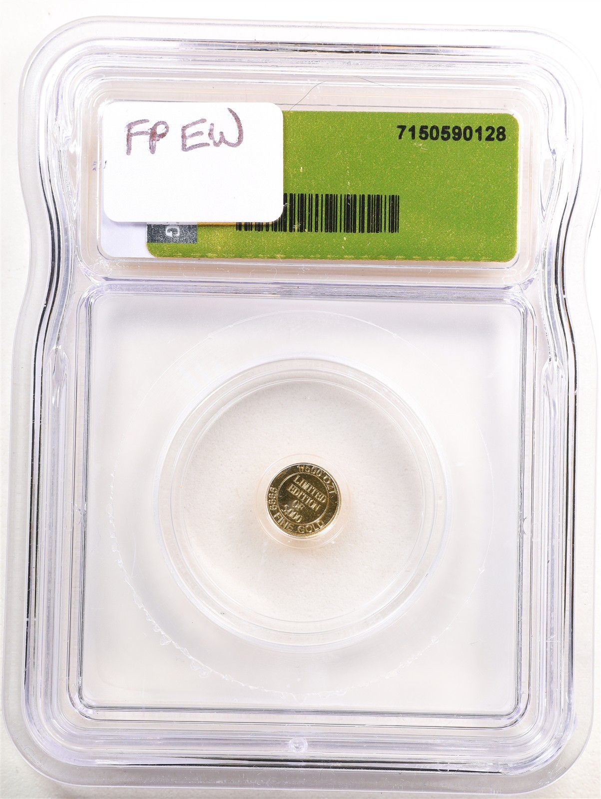 Pirate’s Gold 1/500th oz Gold Round MS70 ICG 590128