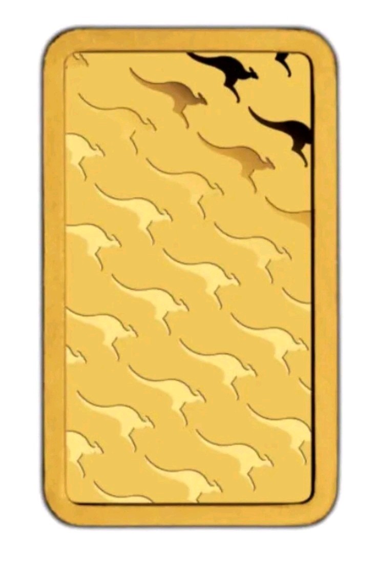 Perth Mint 1 Gram Gold Bar Bullion Minted Kangaroo Assay Bar 99.99% 24k