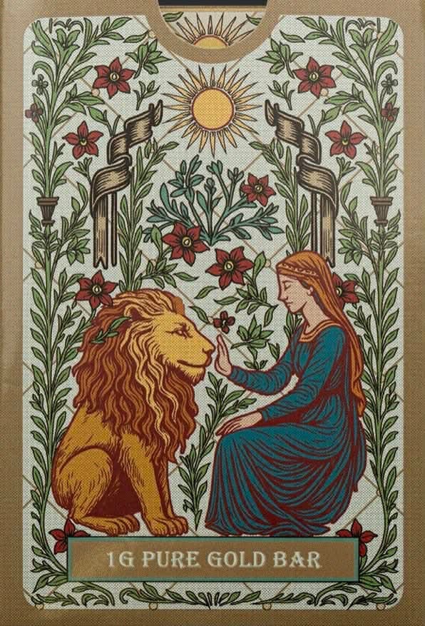 PAMP 🚨 Una And The Lion 1 Gram Gold In Assay RARE 3,000 Total Mintage 🔥 999.9