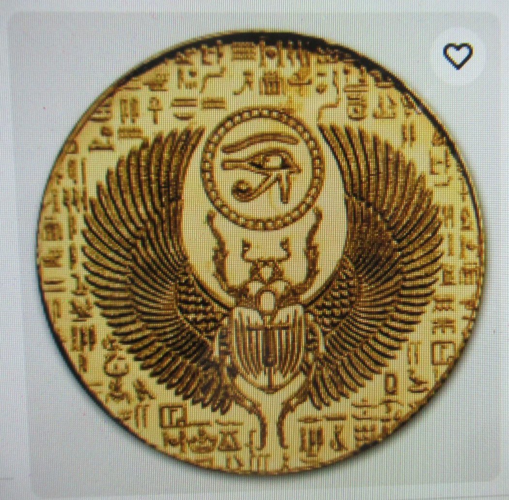 1/200 oz Gold Round: Egyptian Scarabת MPM, 24Kt Gold, 9999 Fine Gold, GIFT