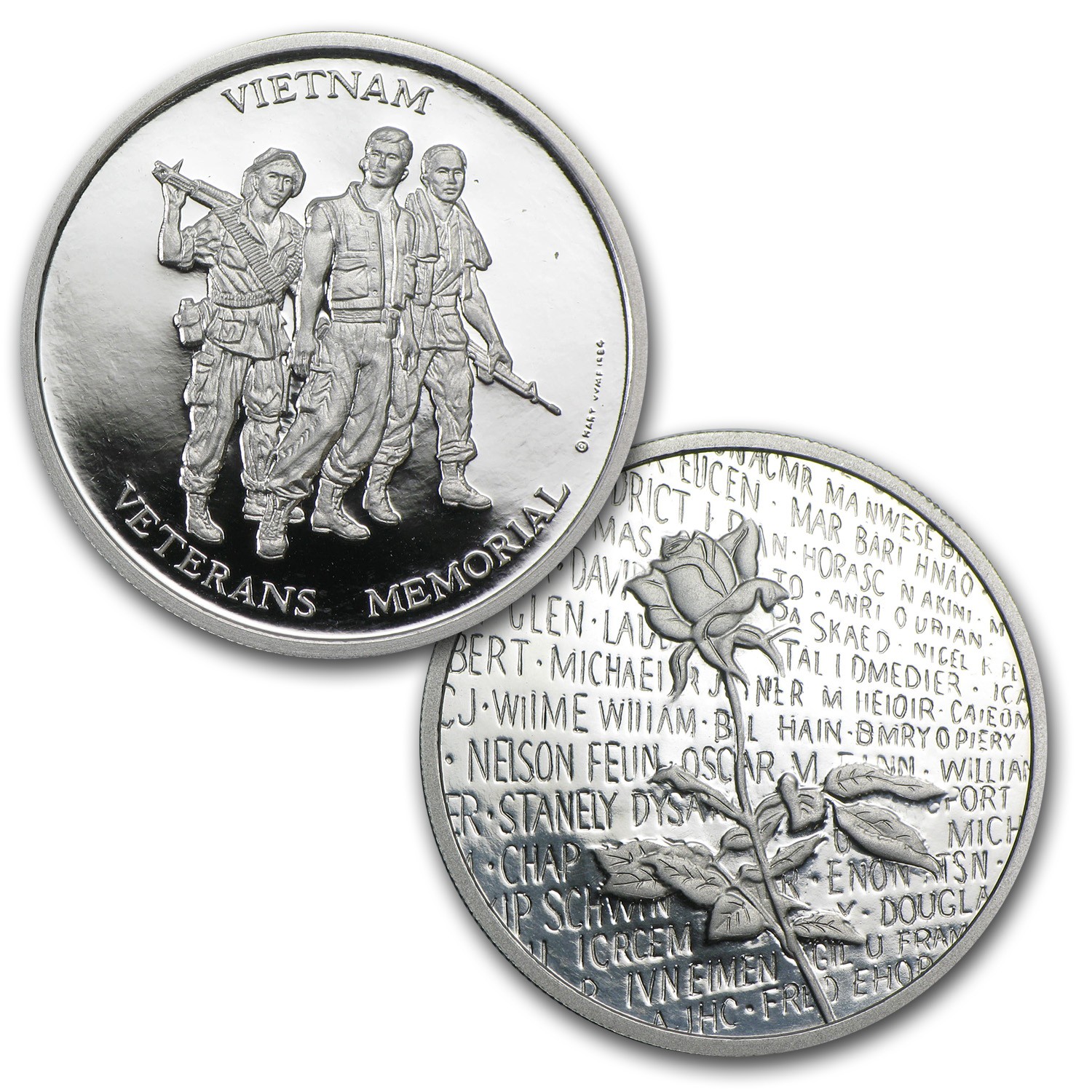 4 Metals Set – Vietnam Veterans Memorial Set (In Capsule)