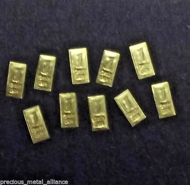 10 GRAlN (NOT GRAM) 24k 999 Pure 24 Karat GoldBarren Gold Bullion