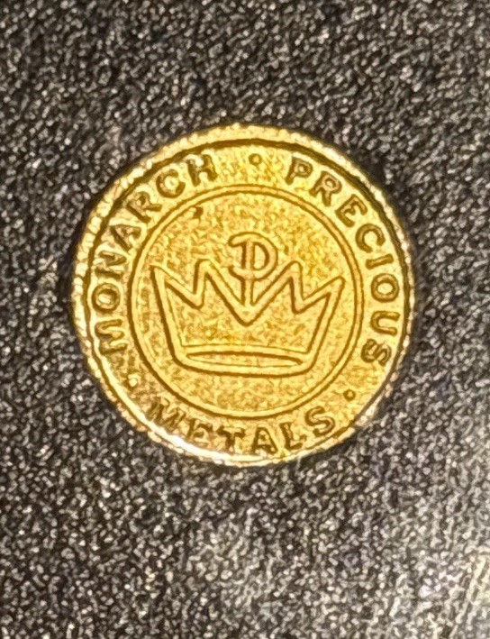 1/2 Gram .9999 Fine Gold Round – Monarch – Four Leaf Clover (Sealed in Capsule)